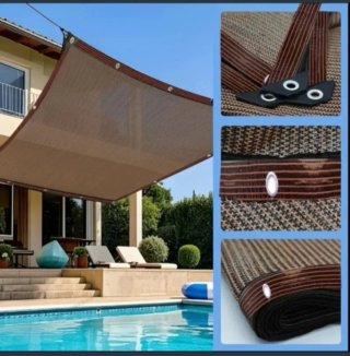 Toldo Vela Malla Sombra Rectangular 3X4