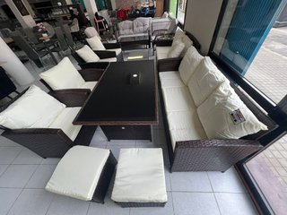Set Exterior Rattan 6 Piezas
