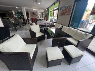 Set Exterior Rattan 6 Piezas