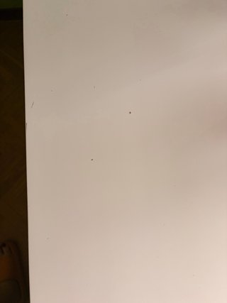 Escritorio blanco con 2 cajones