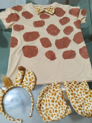 Disfraz Jirafa Talla 6/7años, personalizado