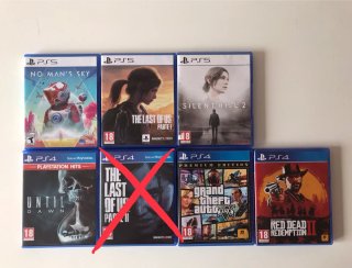 Variedad de juegos de Playstation 4 y 5