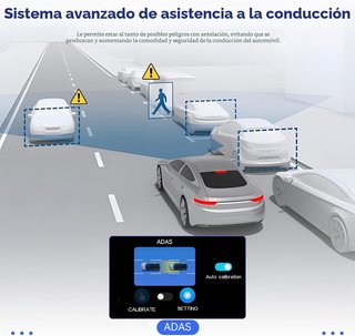 Dashcam Espejo Retrovisor 4K WiFi GPS
