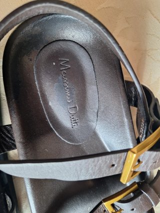 Sandalias Massimo Dutti Piel Marrón sin estrenar.