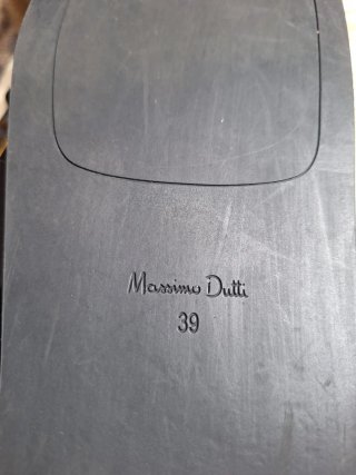 Sandalias Massimo Dutti Piel Marrón sin estrenar.