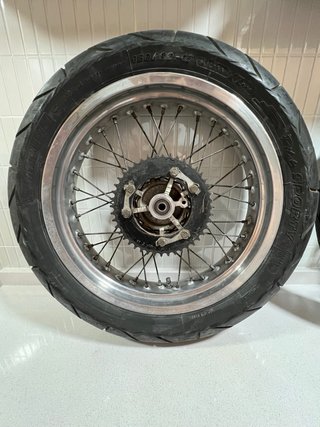 Llantas Derbi DRD Morad Supermotard 17 Cromadas