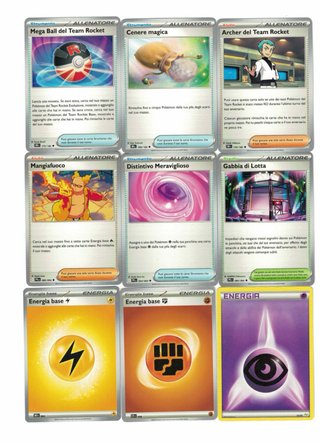 Carte Pokemon: 43 carte non doppie. Lotto #1