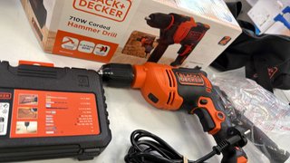 KIT TALADRO BLACK DECKER 710W BEH710