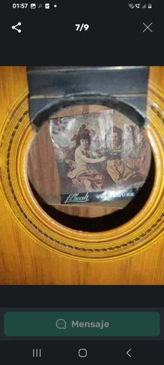 Guitarra a restaurar
