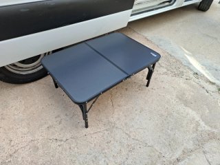 Mesa Plegable Aktive Camping Total Black