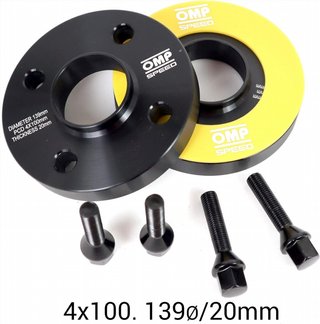 OMP Speed separadores aluminio doble [LC3H]