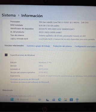 Ordenador portátil HP Plata