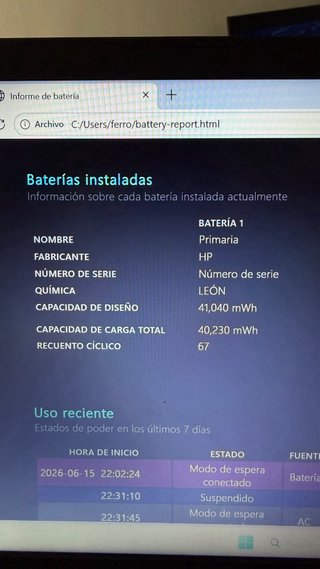 Ordenador portátil HP Plata