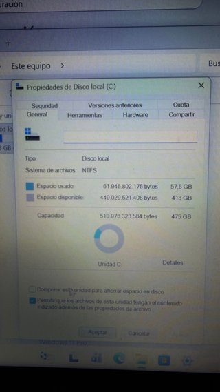 Ordenador portátil HP Plata