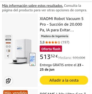Robot Aspirador Xiaomi 5 Pro