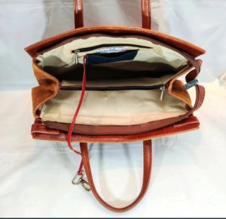 Bellissima borsa vintage pelle