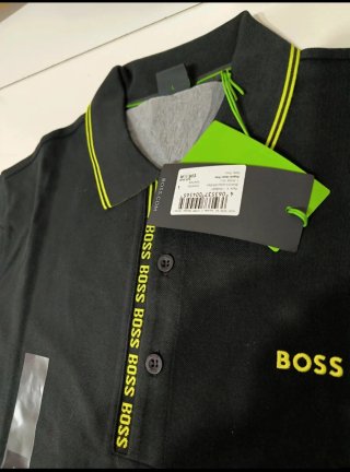 Polo BOSS Negro Talla L