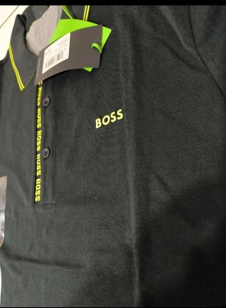 Polo BOSS Negro Talla L