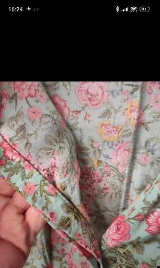 Vestido camisero floral mujer Talla S sin estrenar