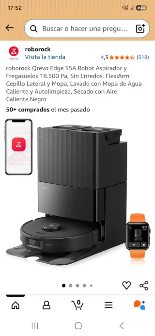 Robot Aspirador Fregador Roborock
