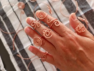 Anillo Cobre Ajustable precio unitario
