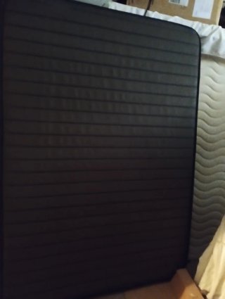 Colchón de tela con diseño acolchado