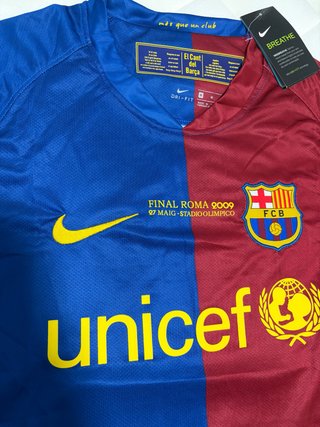 Camiseta FC Barcelona Final Roma 2009 Talla M de segunda mano por