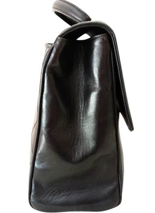 Bolso Chanel Negro Piel Matelassé Vintage