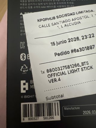 BTS Official Light Stick Ver 4 - ARMY BOMB