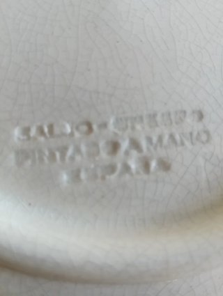 Set di piatti decorativi antichi Saljo del XVII secolo
