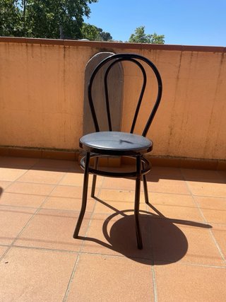 Set di 3090 sedie da bar nere in metallo