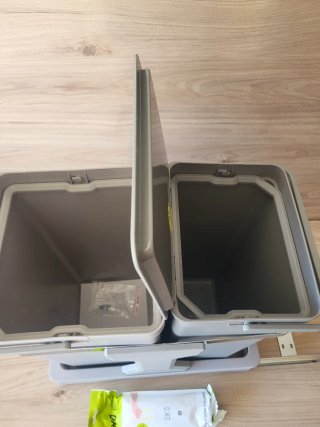 Cubo Basura Cocina Extraíble 15+20L