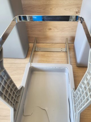 Cubo Basura Cocina Extraíble 15+20L