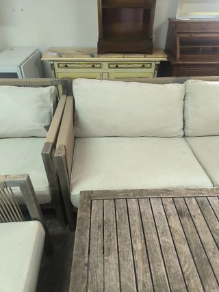 Conjunto de jardín con mesa centro