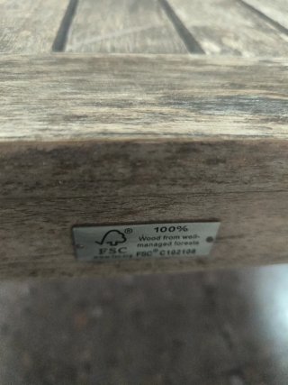 Conjunto de jardín con mesa centro