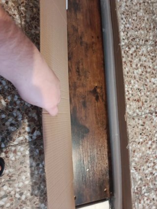 Mesa consola madera y metal solamente en persona p
