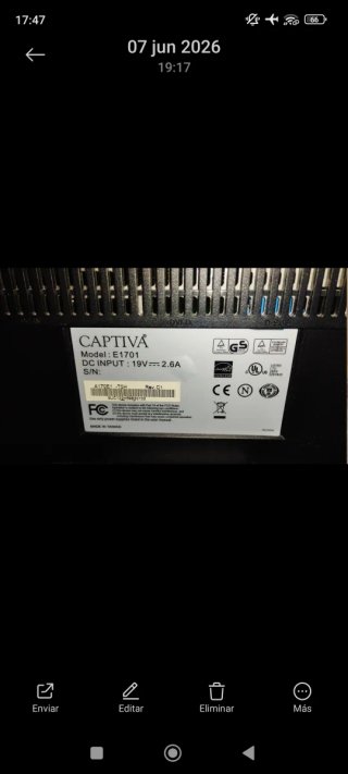 Pantalla Captiva Beige