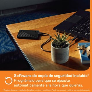 WD My Passport 5TB USB 3.2 portátil negro