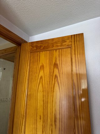 Puerta de madera interior