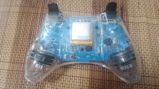 Wii U Pro Controller. AfterGlow RGB Blue. Wireless