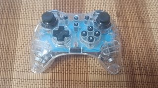 Wii U Pro Controller. AfterGlow RGB Blue. Wireless