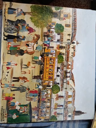 Cuadro Lienzo Enrique Aznalfarachez 41x33cm