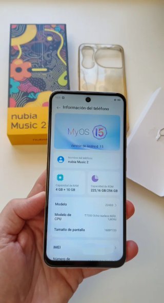 NUBIA Music 2 256Gb 14Gb Ram 50Mpx NFC Android 15