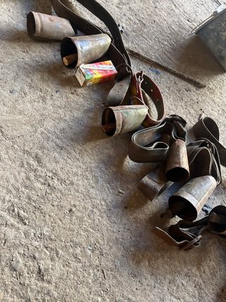 Cencerros de metal para decoracion