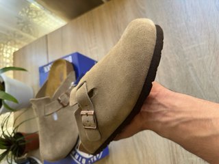 Sandalias Birkenstock Suede Taupe T39