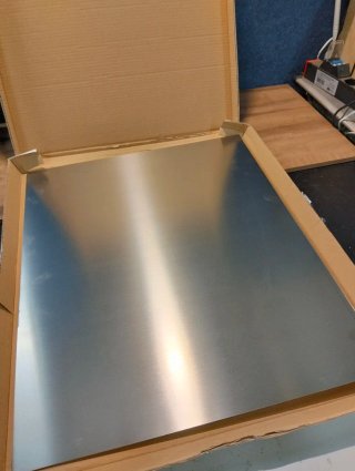 Tabla Acero Inoxidable Amasar Pizza 60x50 cm