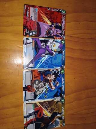 Lote 106 Cartas Dragon Ball Super BT1