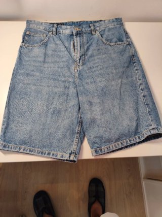 Pull&Bear Pantalones Baggy Azules