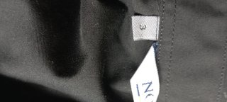 Camicia nera a maniche lunghe per uomo/donna nell'ospitalità