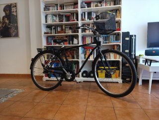 Bicicleta Urbana Elops 500 Negra